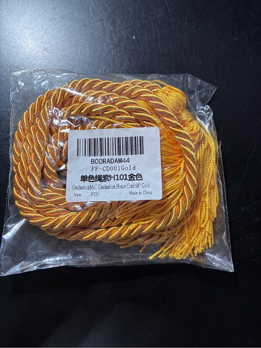 Gold Honor Cord Gold